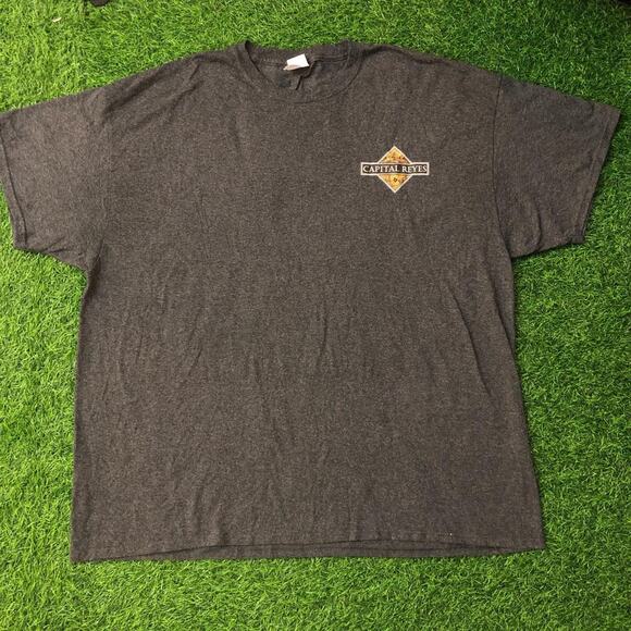 Port and Company Other - Grey Capital Reyes Corona Mexican Skull Graphic Tee